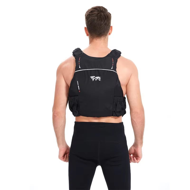 Professional PVC Sailing Water Skiing Kayak Life Jacket Vest Swimming Boating Outdoor Water Sports Safety Life Jacket